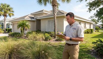 Home inspector at Gulf Aire in St. Joe Beach Florida